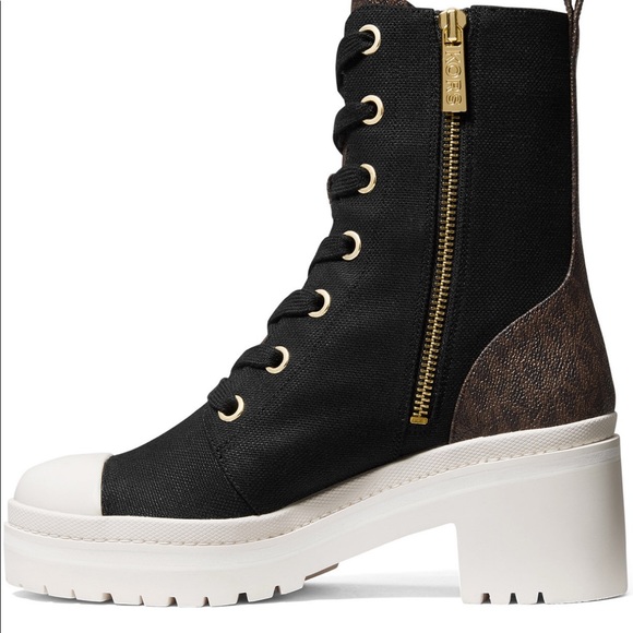 Michael kors Corey bootie canvas black/ brown ❤️❤️ - Picture 5 of 5